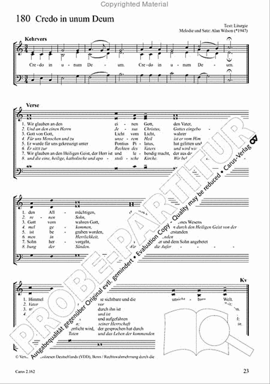Chorbuch Gotteslob SAM 3-Part scores gallery preview page 24