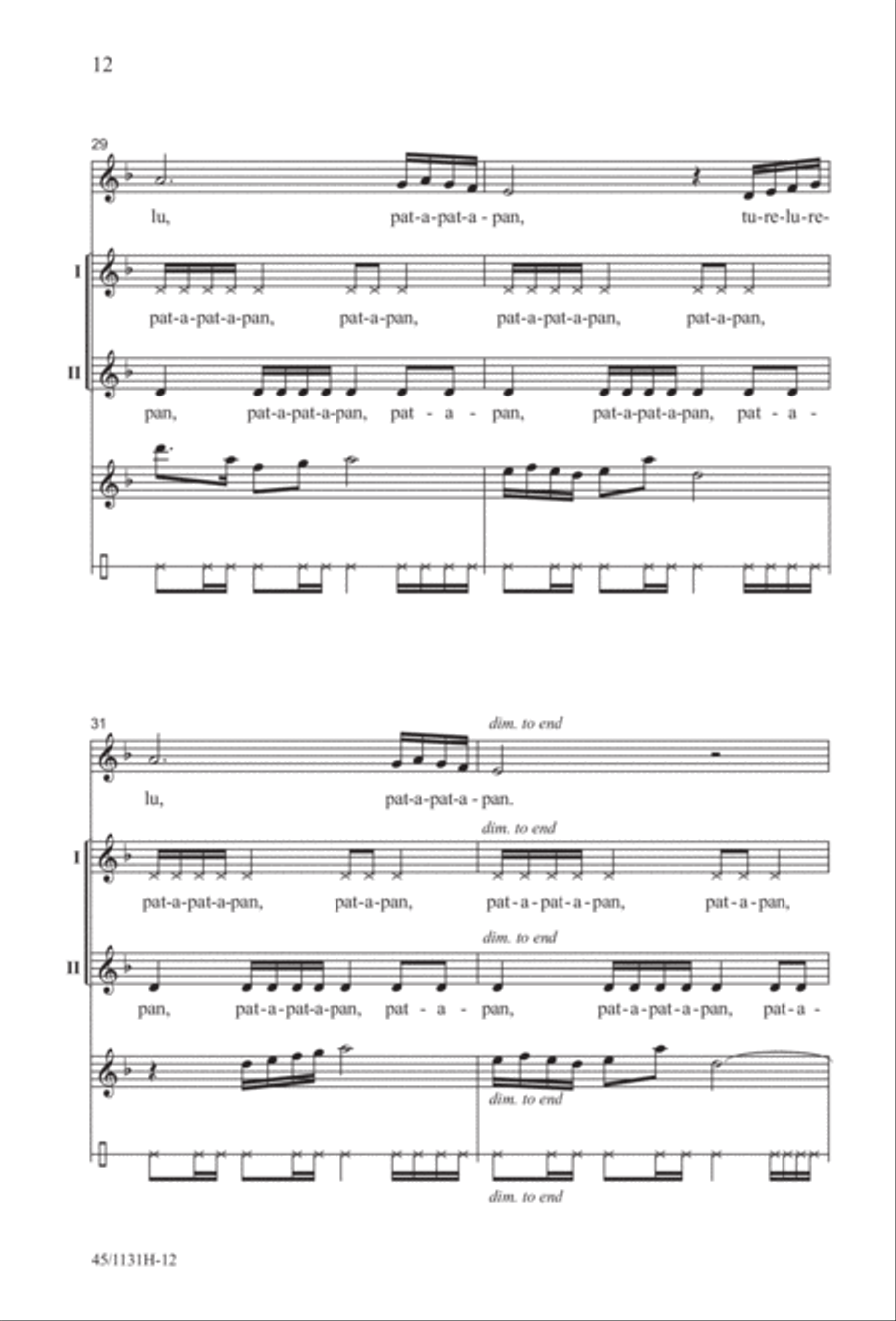 Singable Solutions for Winter Holidays 2-Part scores gallery preview page 12