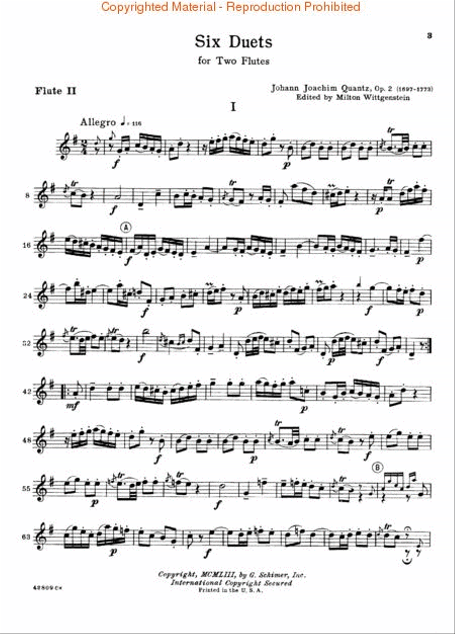 Schirmer Library of Classics Volume 1773 Flute Solo scores gallery preview page 3