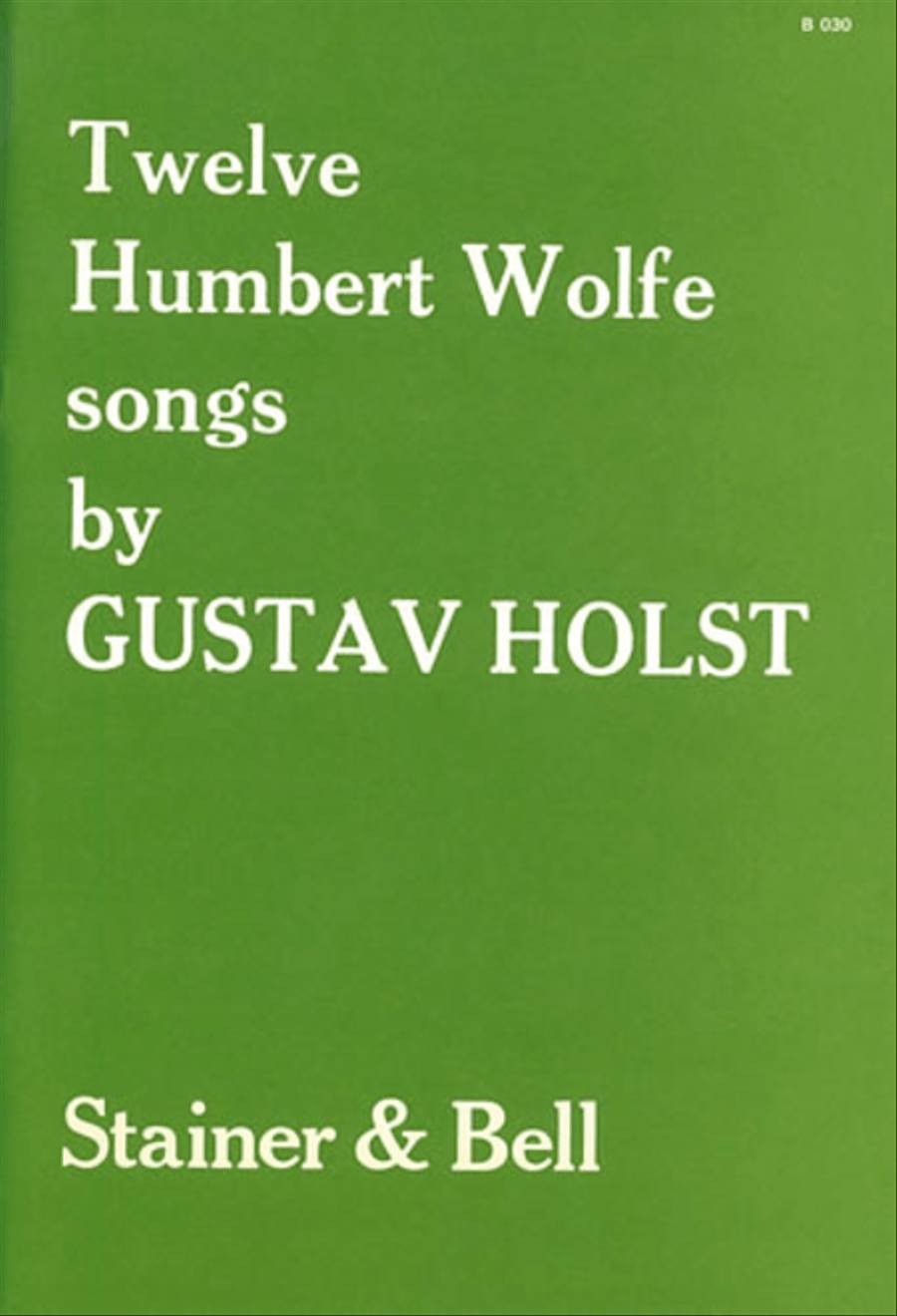 Twelve Humbert Wolfe Songs Voice scores gallery preview page 1