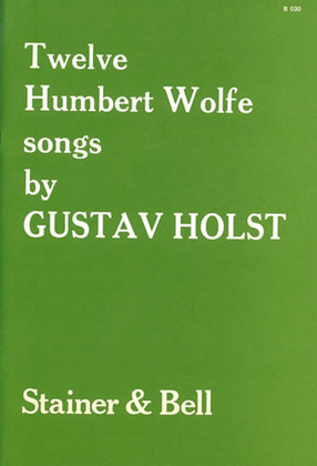 Book cover for Twelve Humbert Wolfe Songs