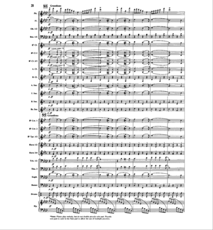 The Stars and Stripes Forever Concert Band scores gallery preview page 12