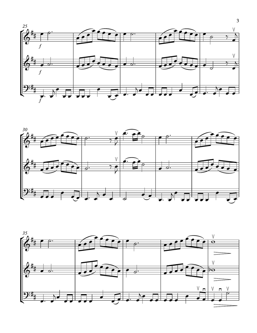 Speechless String Trio scores gallery preview page 3