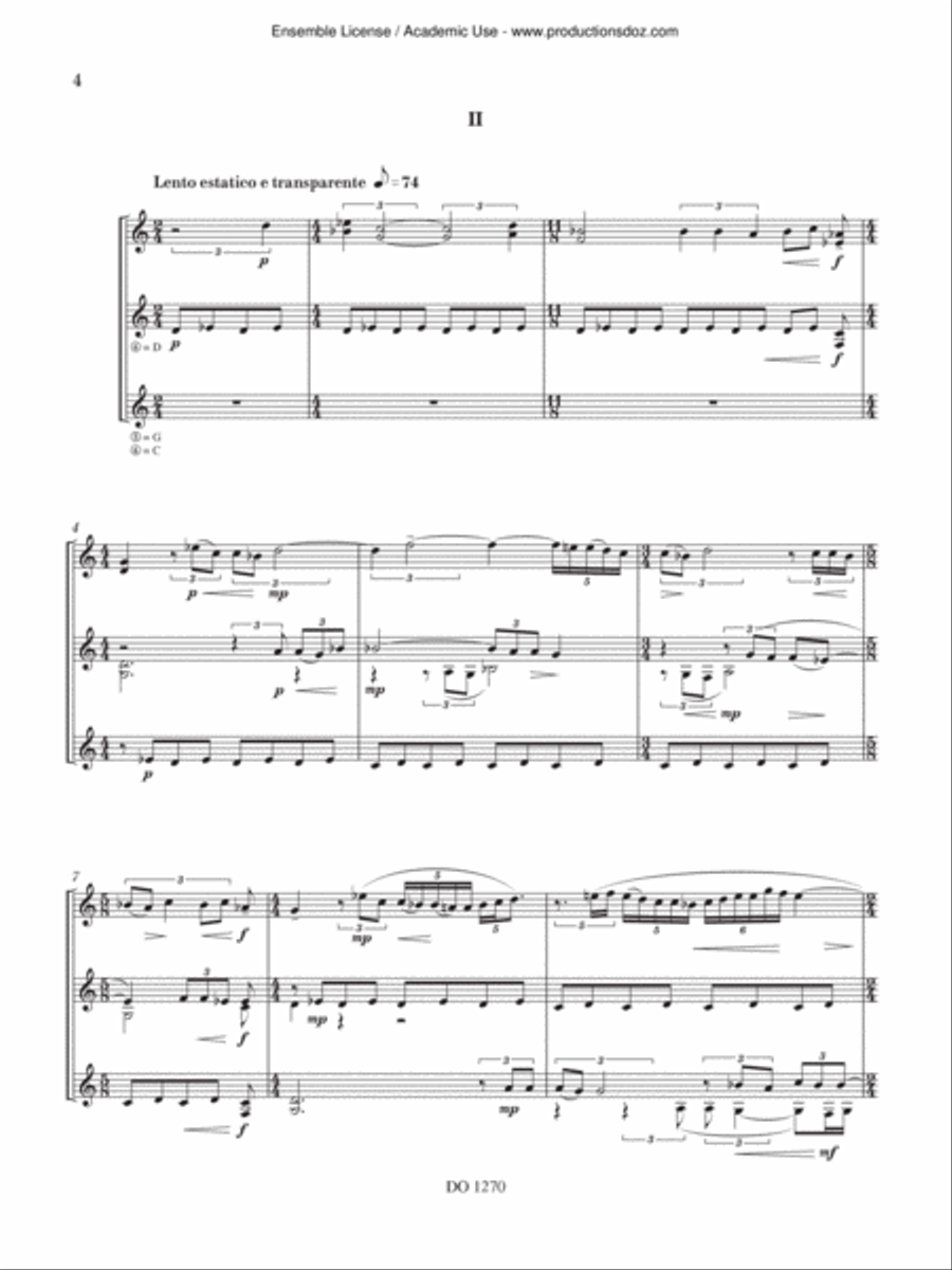 Kyrie Kyrie Guitar Ensemble scores gallery preview page 4