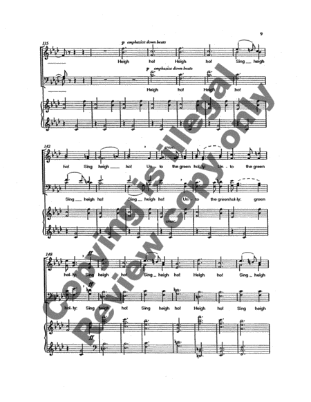 Blow, Blow, Thou Winter Wind (Choral Score)