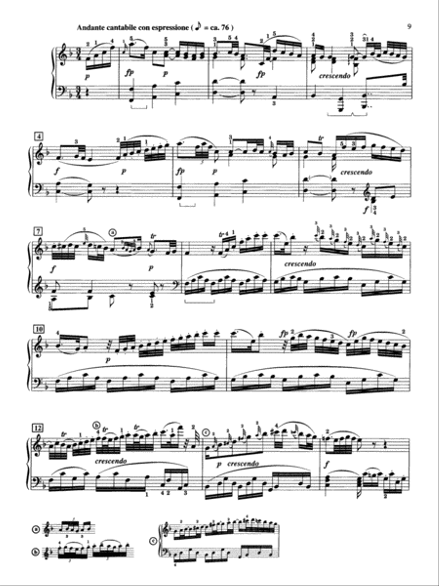 Sonata in A minor, K. 310 Small Ensemble scores gallery preview page 3
