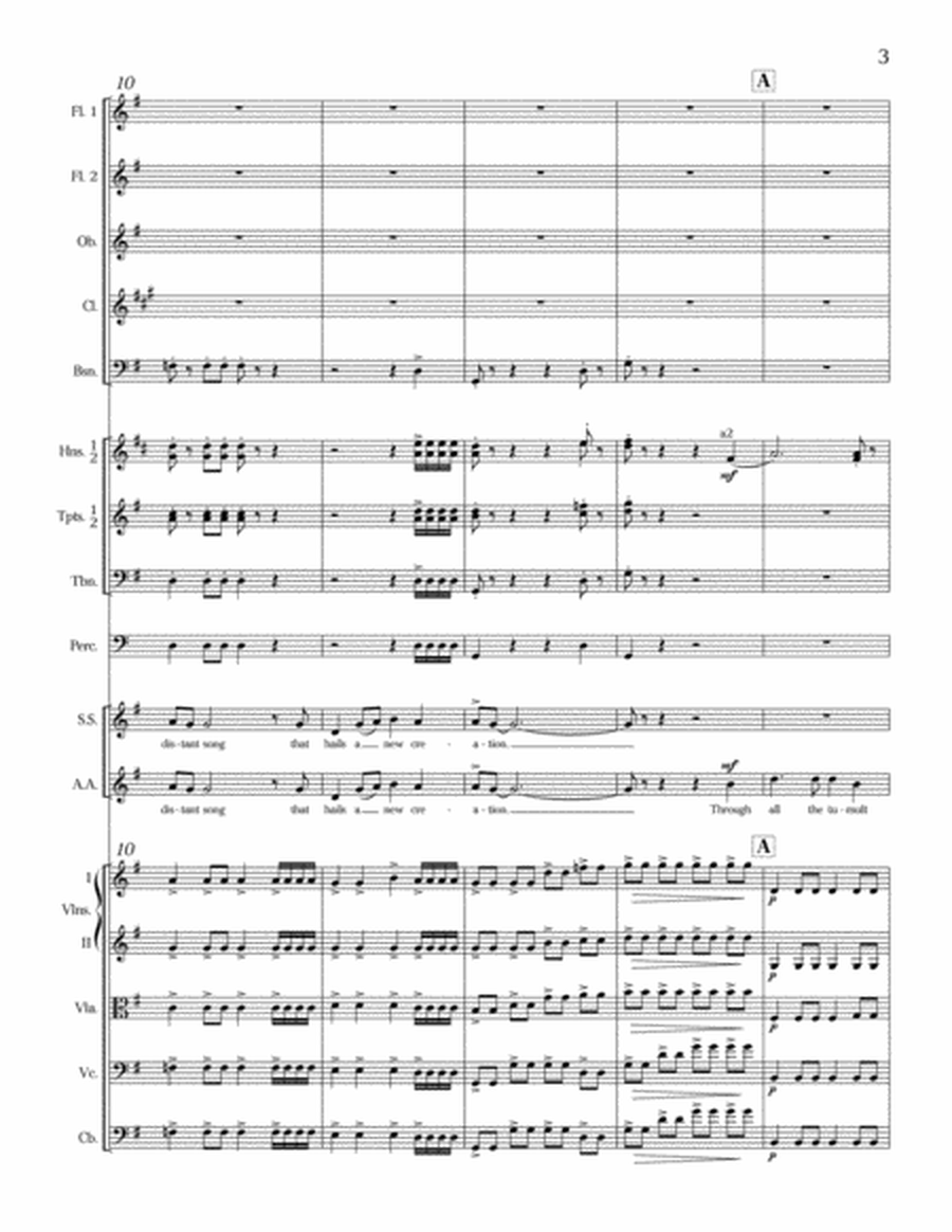 How Can I Keep from Singing? (Downloadable SSAA Chamber Version Full Score)