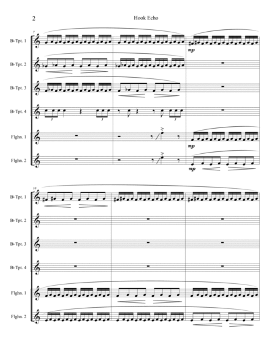 Hook Echo Hook Echo Brass Duet scores gallery preview page 4