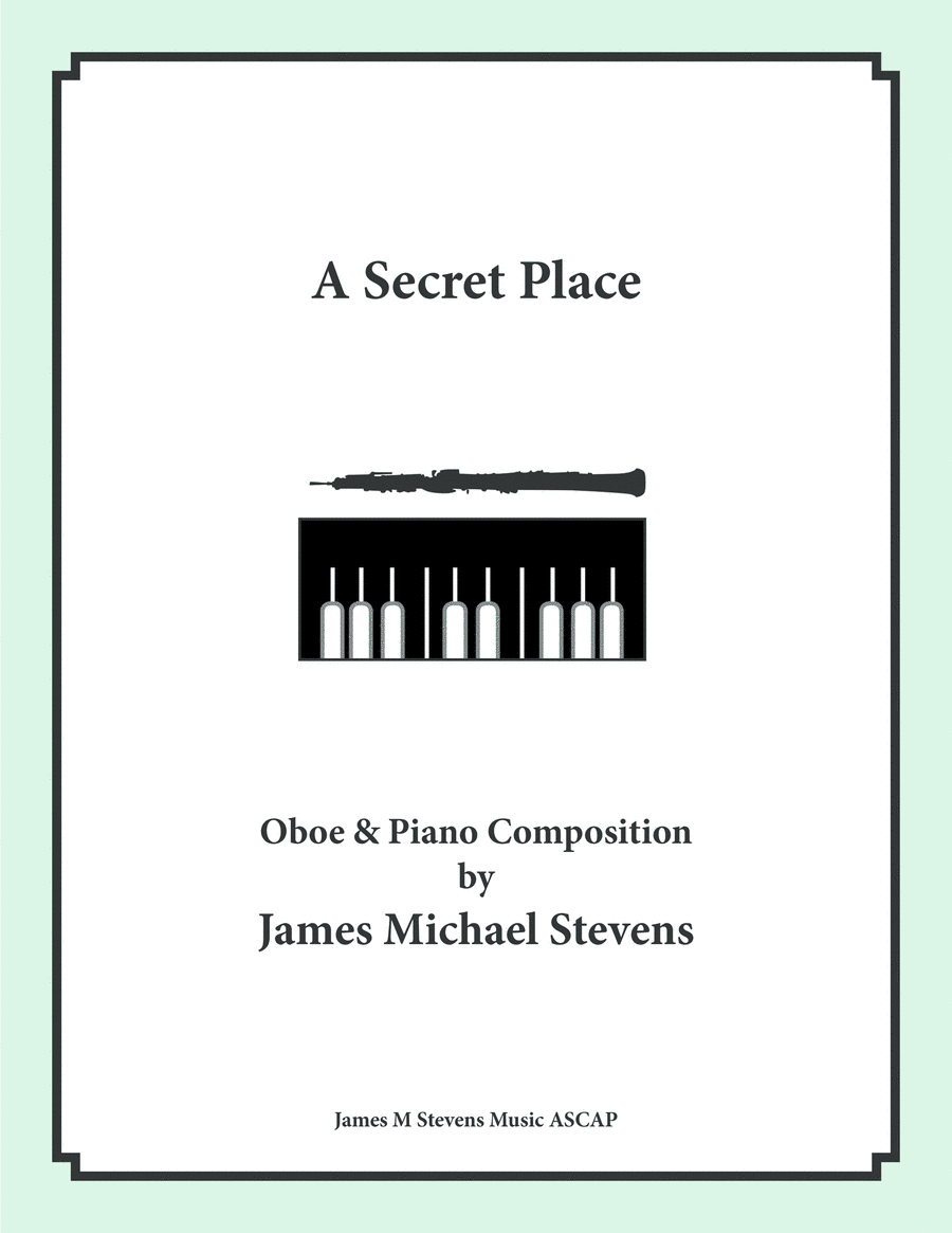 A Secret Place - Oboe & Piano Piano scores gallery preview page 1