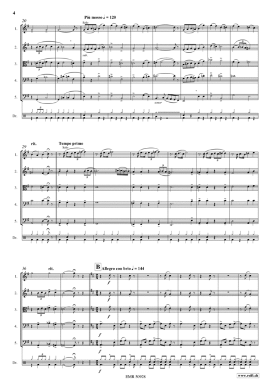 Wonderful Gershwin String Quintet scores gallery preview page 3