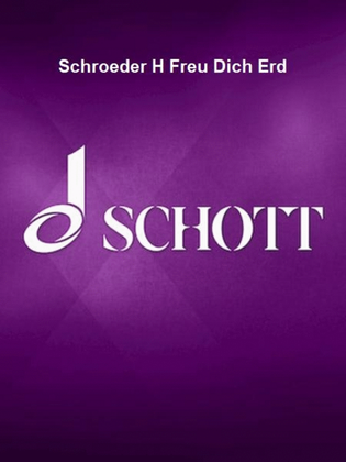 Schroeder H Freu Dich Erd