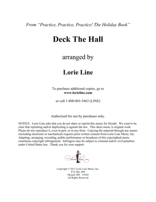 Book cover for Deck The Hall - EASY!