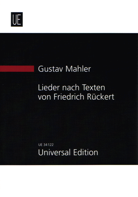 Lieder Nach Texten Von Friedrich Ruckert