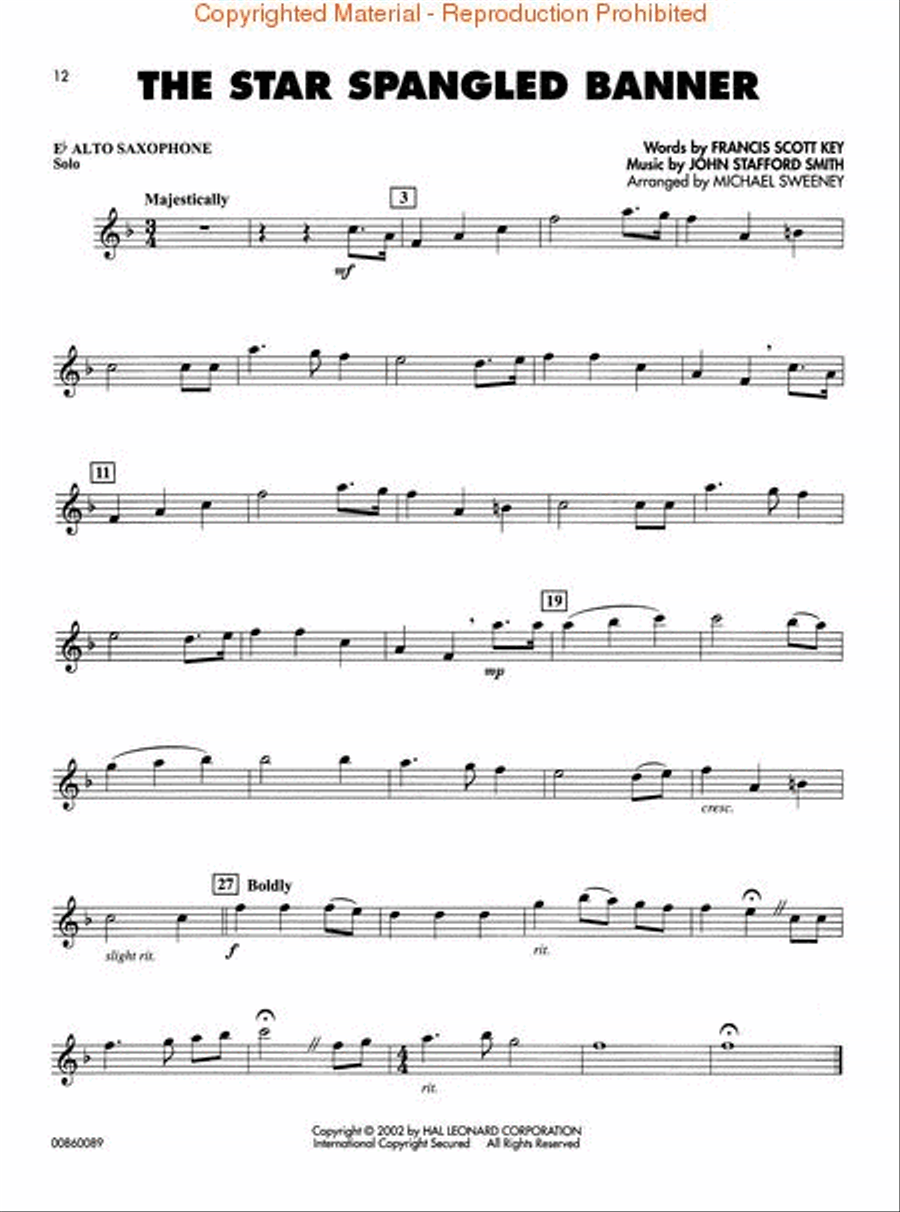 Patriotic Favorites Patriotic Favorites Concert Band Methods scores gallery preview page 4