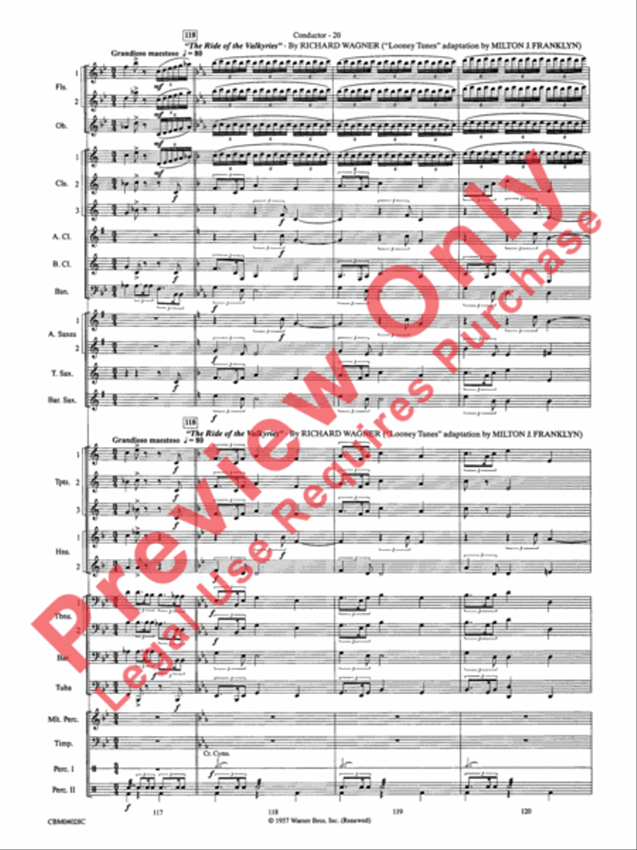 What's Up at the Symphony? Concert Band scores gallery preview page 23