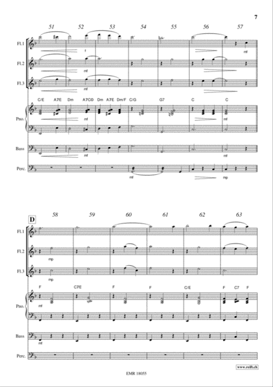 Plaisir d'Amour Flute scores gallery preview page 7