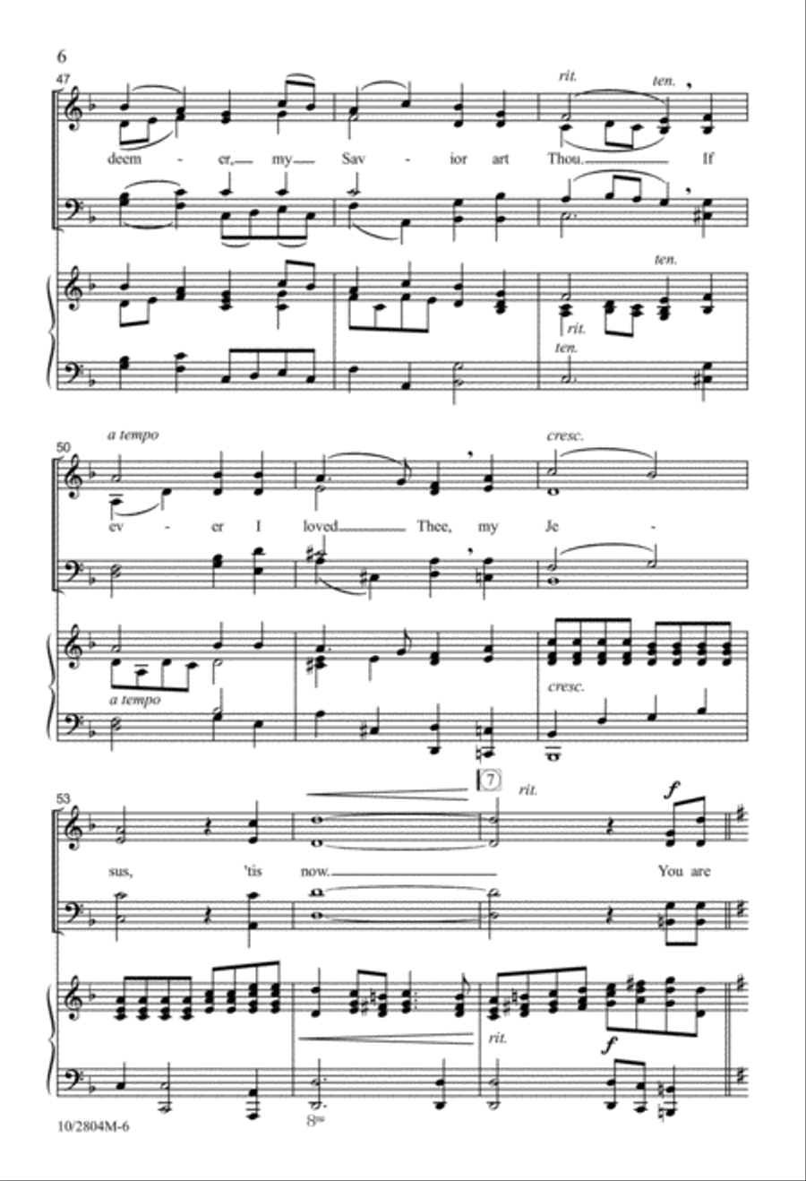 You Are All that I Need You Are All that I Need 4-Part scores gallery preview page 6