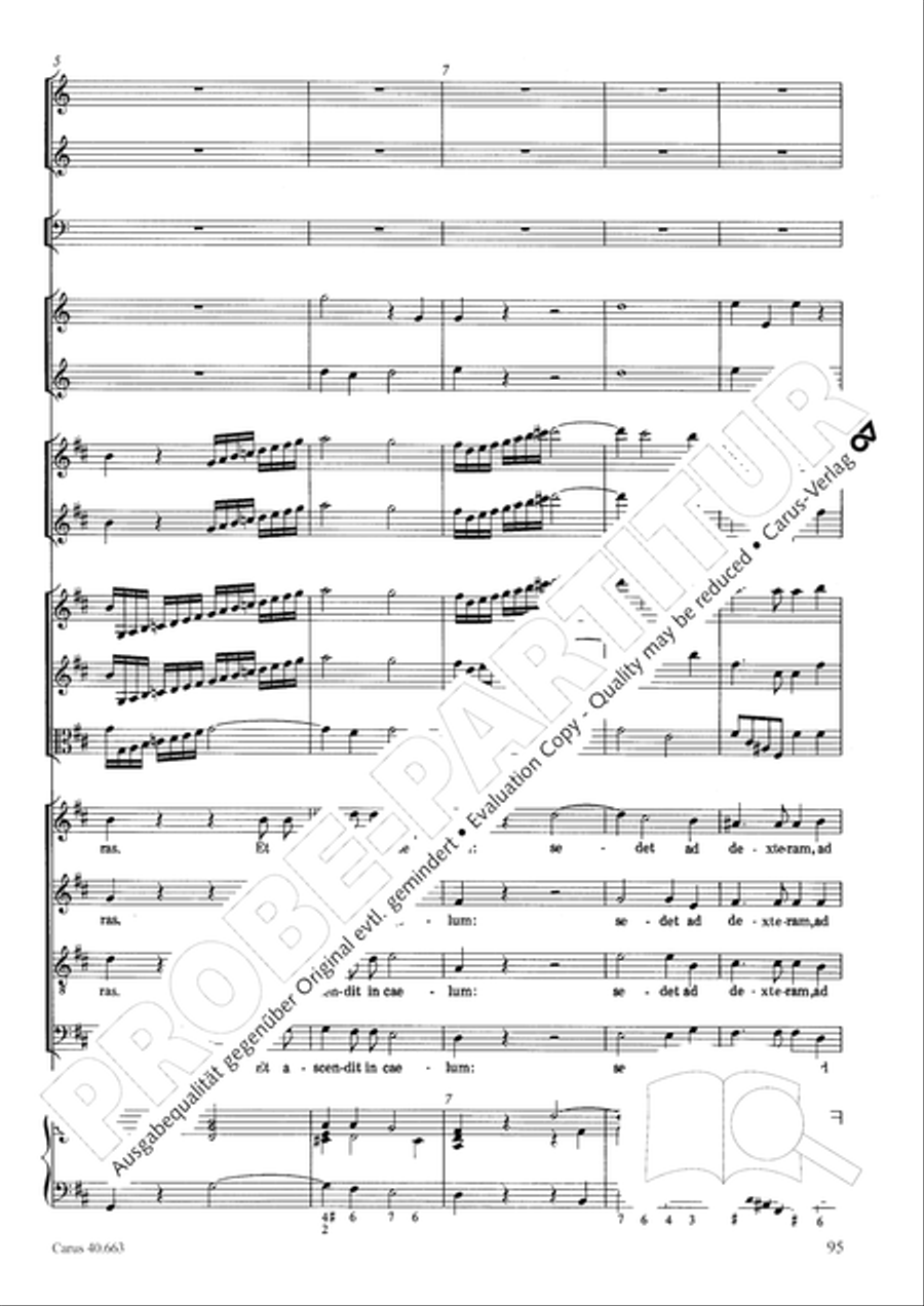 Mass in D minor (Missa in d) ATB scores gallery preview page 111