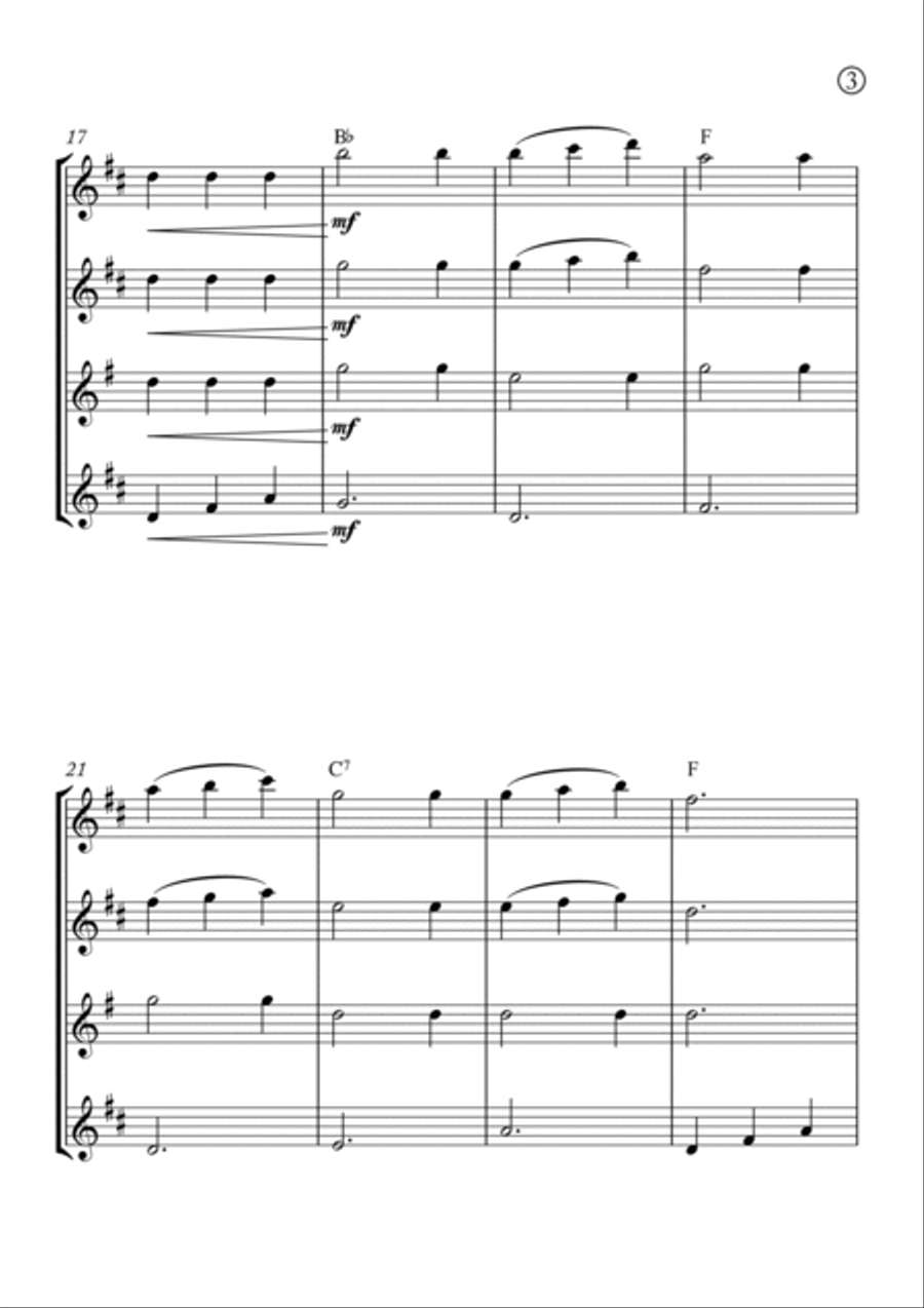 Capriccio Italiano Saxophone Quartet scores gallery preview page 3