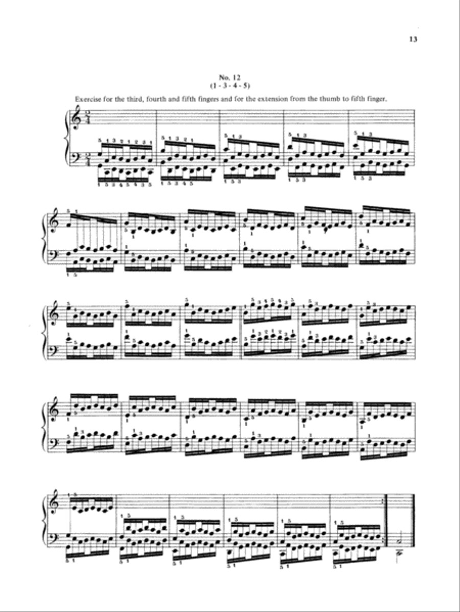 Hanon: The Virtuoso Pianist (Complete) Piano Solo scores gallery preview page 1