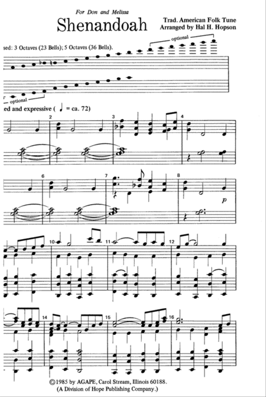 Shenandoah Shenandoah 5-Octaves scores gallery preview page 5