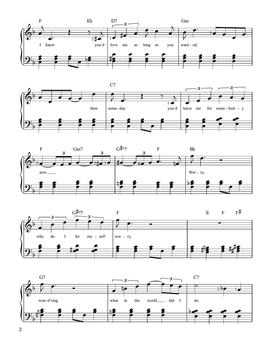 Crazy Easy Piano scores gallery preview page 2