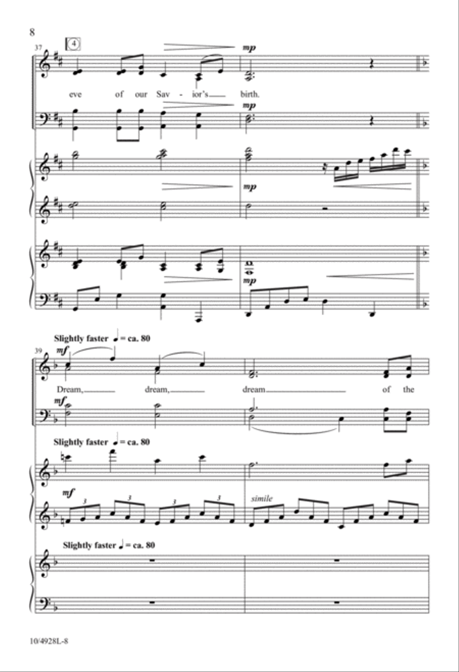 Still, Still, Still 4-Part scores gallery preview page 8