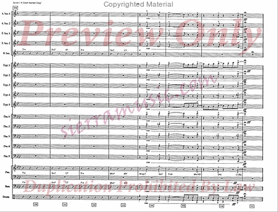 A Smith Named Greg Jazz Ensemble scores gallery preview page 15