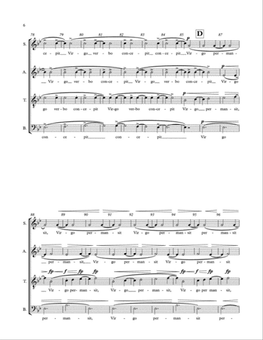 Campanas II 4-Part scores gallery preview page 5