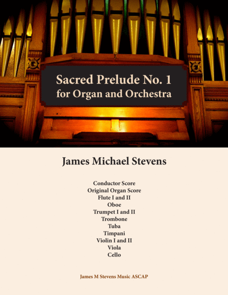Sacred Prelude No. 1 for Organ and Orchestra image number null