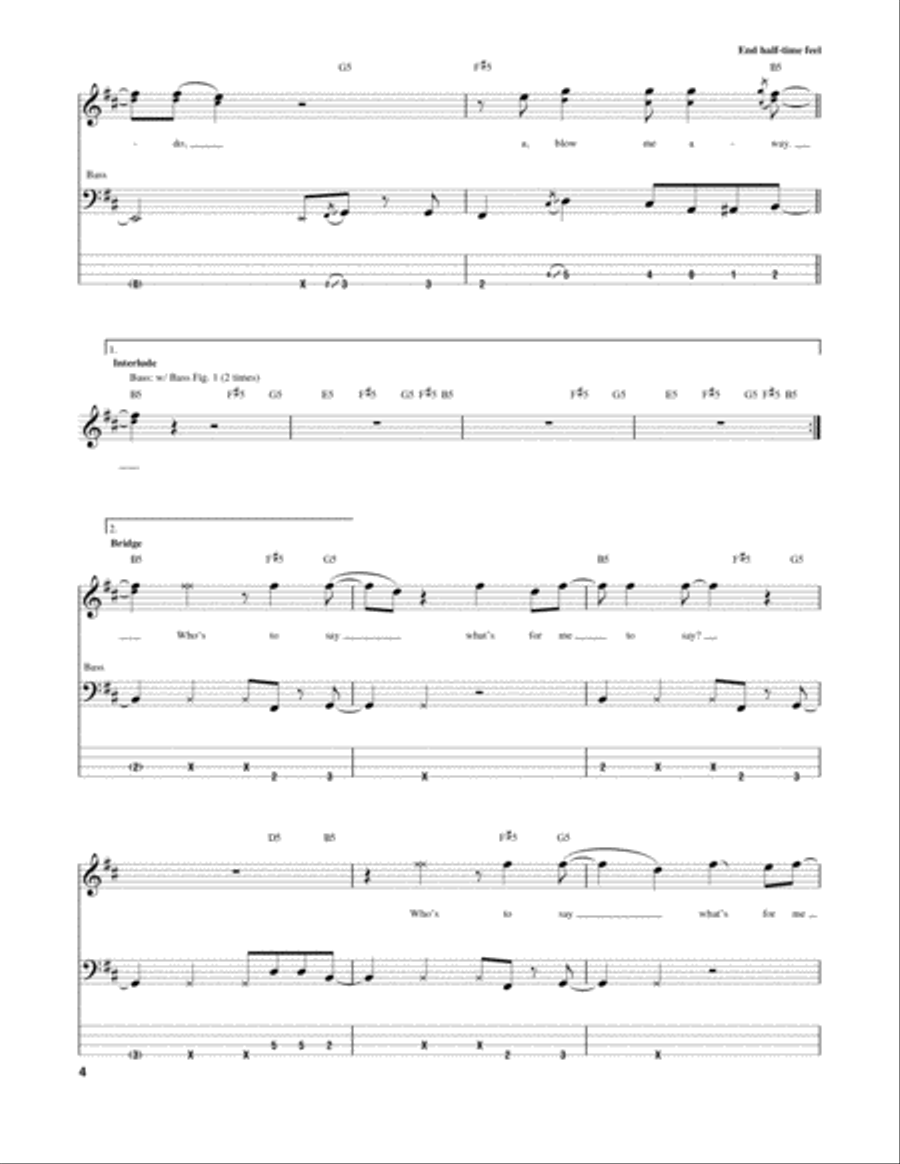 Tornado Of Souls Guitar Tablature scores gallery preview page 4