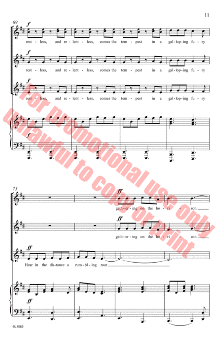 Storm Choir scores gallery preview page 12