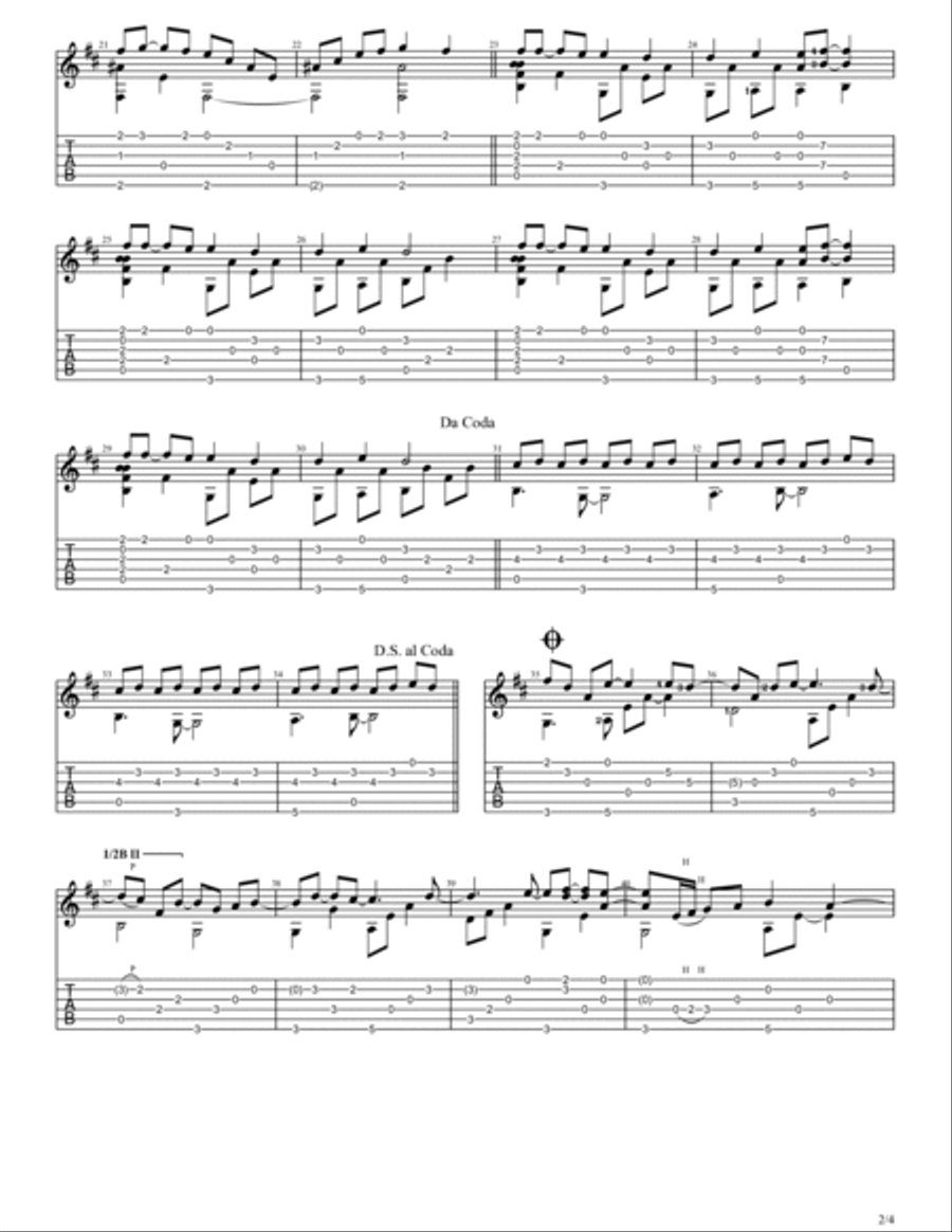 Because The Night Electric Guitar scores gallery preview page 3