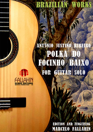 Book cover for POLKA DO FOCINHO BAIXO (LOW MUZZLE POLKA) - ANTÔNIO JUSTINO RIBEIRO - FOR GUITAR SOLO