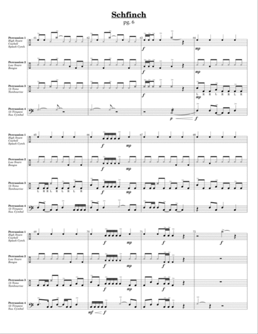 Schfinch School and Community scores gallery preview page 4