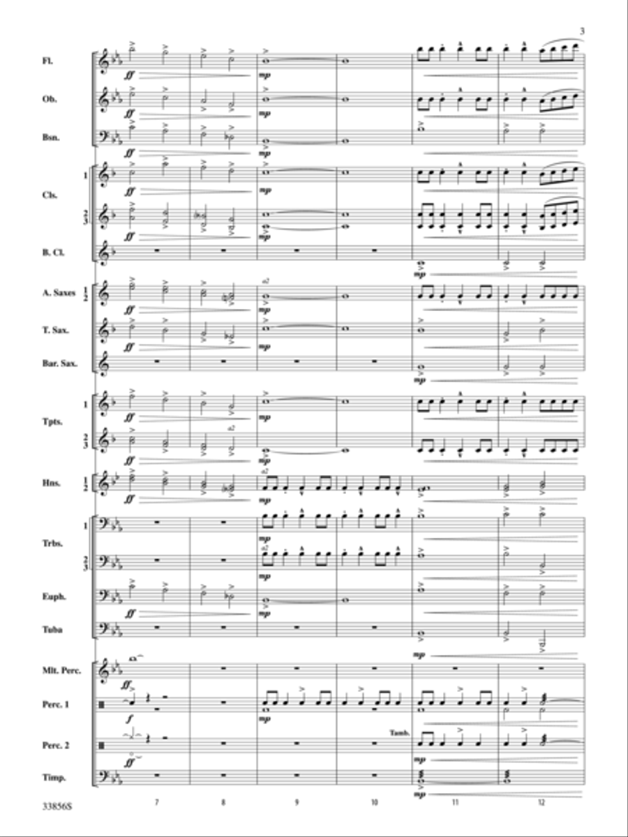 The Lords of Greenwich Concert Band scores gallery preview page 3