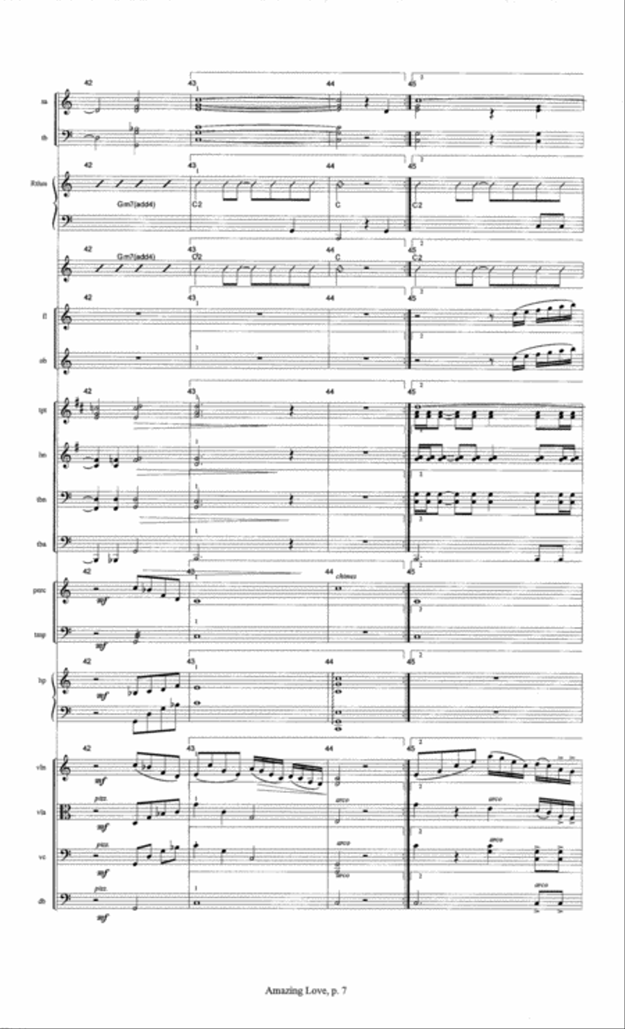 Amazing Love Choir scores gallery preview page 8