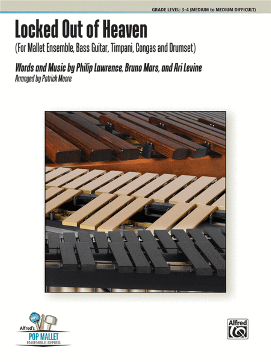 Locked Out of Heaven Locked Out of Heaven Percussion Ensemble scores gallery preview page 1