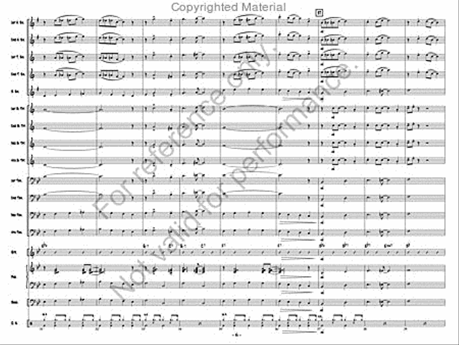 Just Fine! Jazz Ensemble scores gallery preview page 5