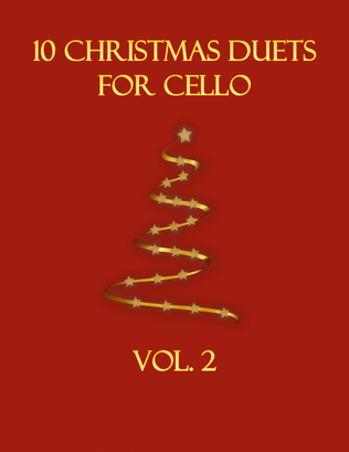 Book cover for 10 Christmas Duets for Cello (Vol. 2)