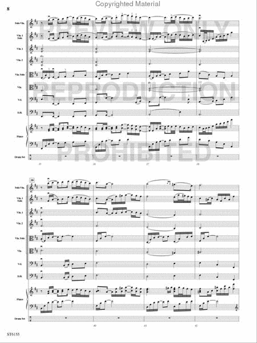 Irish Legend Irish Legend String Orchestra scores gallery preview page 6