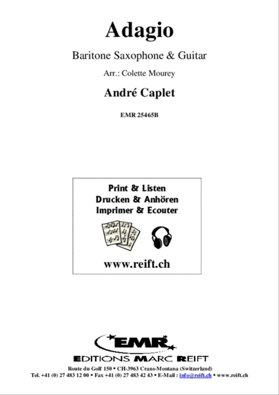 Adagio Baritone Saxophone scores gallery preview page 2