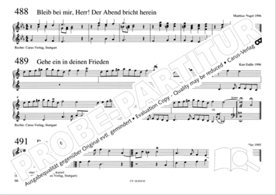 Esslinger Orgelbuch, Bd. I: Intonationen Organ Solo scores gallery preview page 83