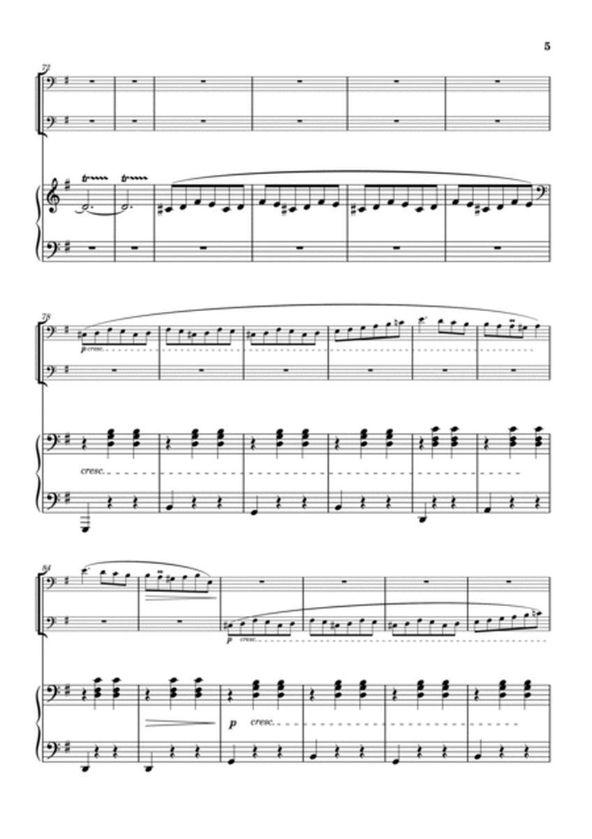 "Valse op.64-1" (Gdur) piano trio / Cello duet (1st edition) image number null