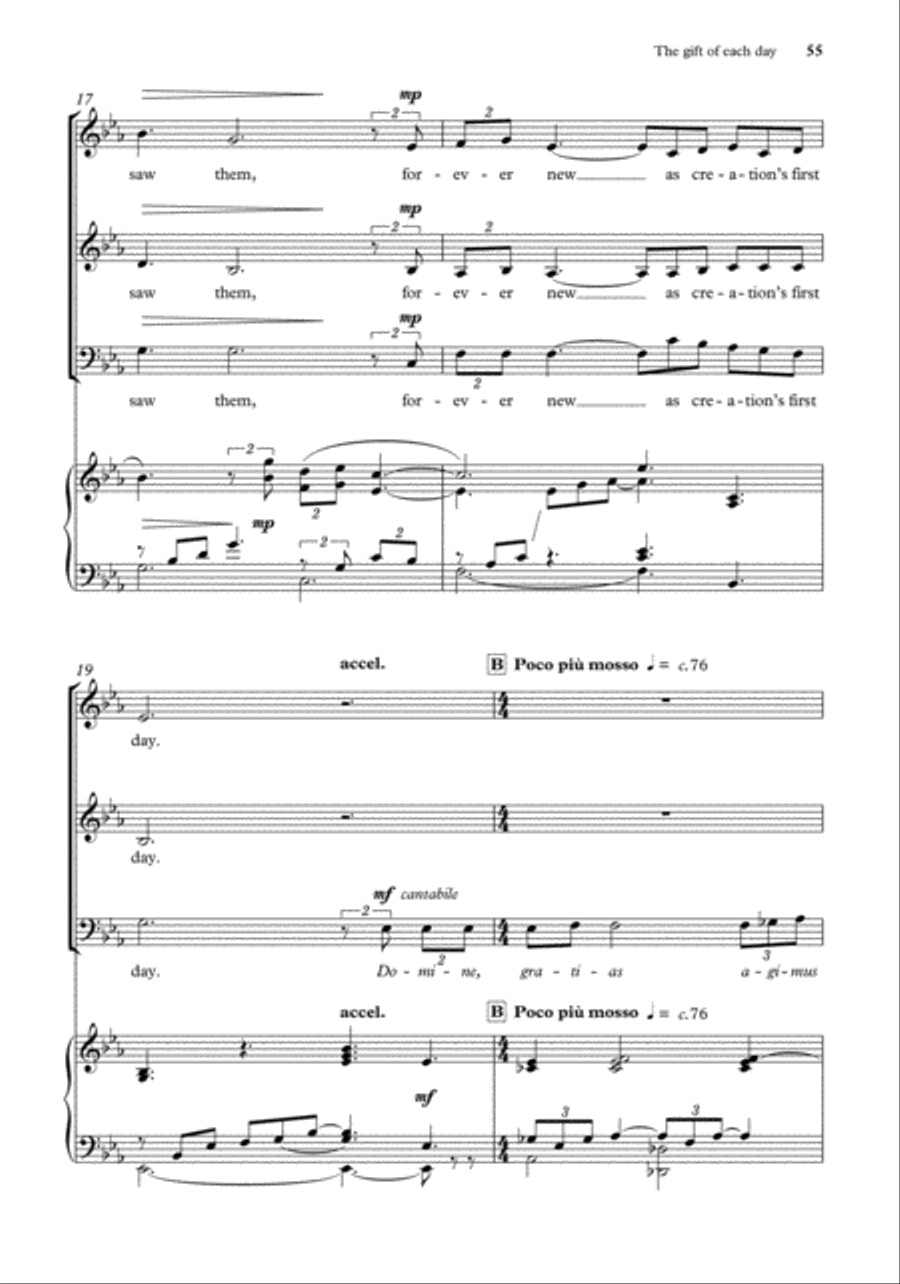 John Rutter Anthems for SA Men SA scores gallery preview page 53