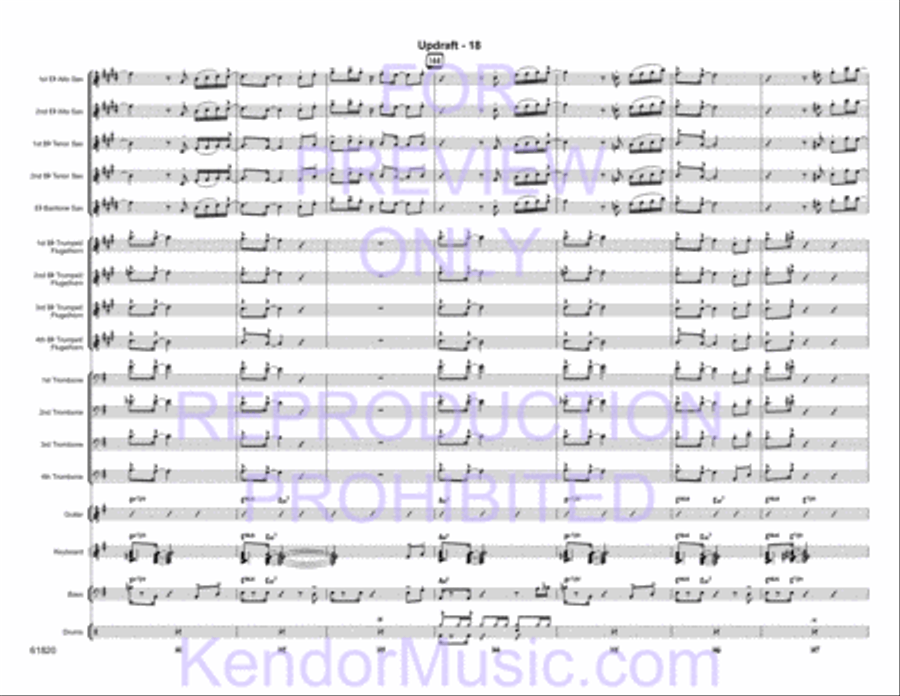 Updraft Updraft Jazz Ensemble scores gallery preview page 19