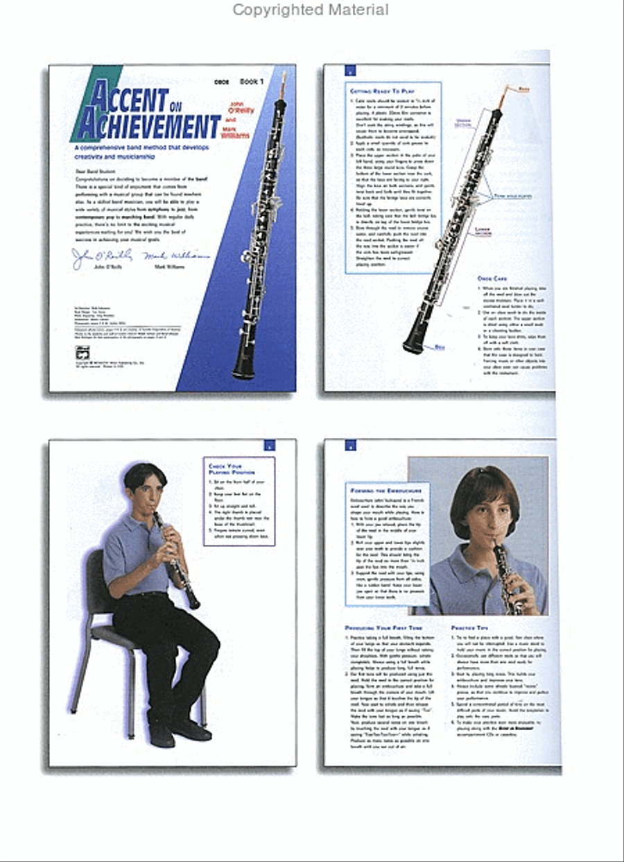 Accent on Achievement, Book 1 Concert Band Methods scores gallery preview page 2