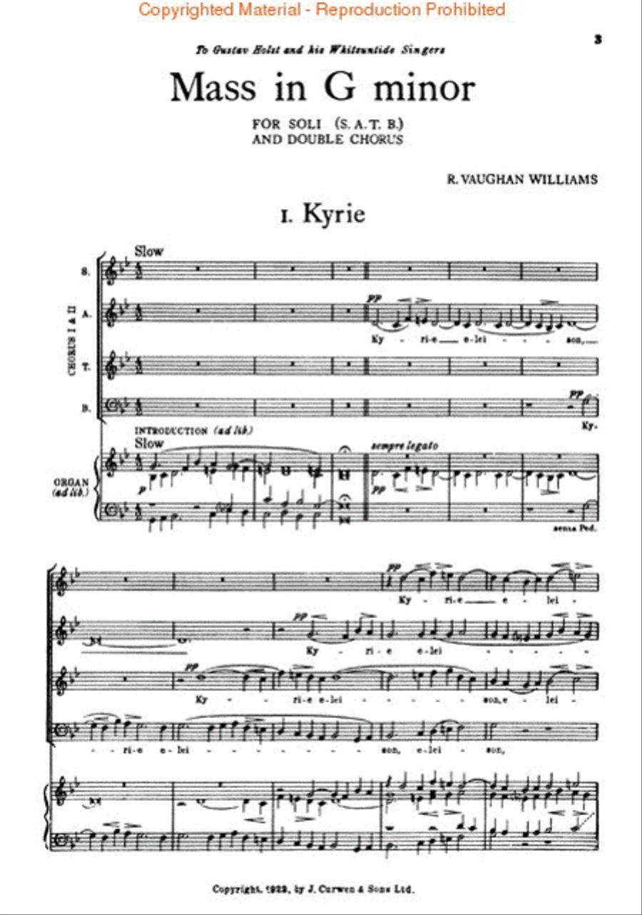 Mass in g minor 4-Part scores gallery preview page 2