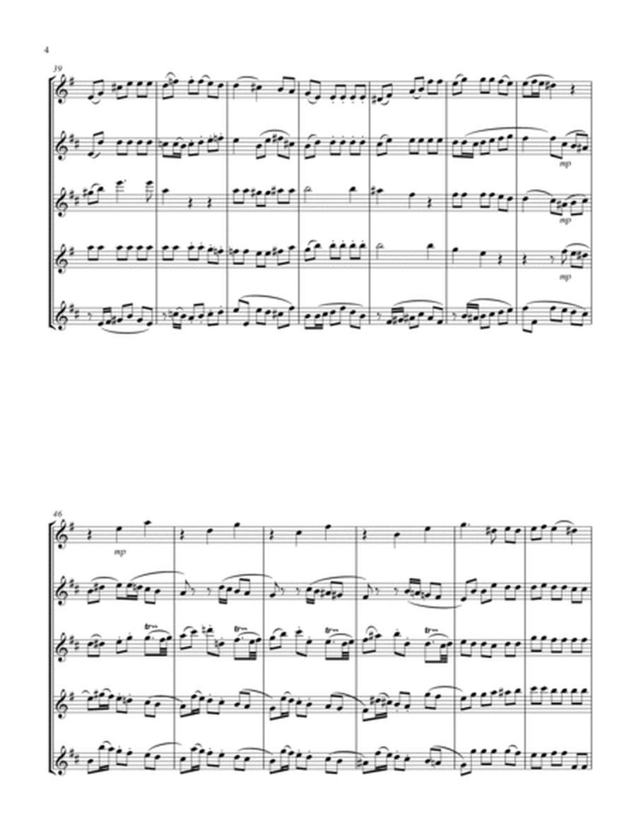 Recordare (from "Requiem") (F) (Saxophone Quintet - 1 Sop, 2 Alto, 1 Ten, 1 Bari)