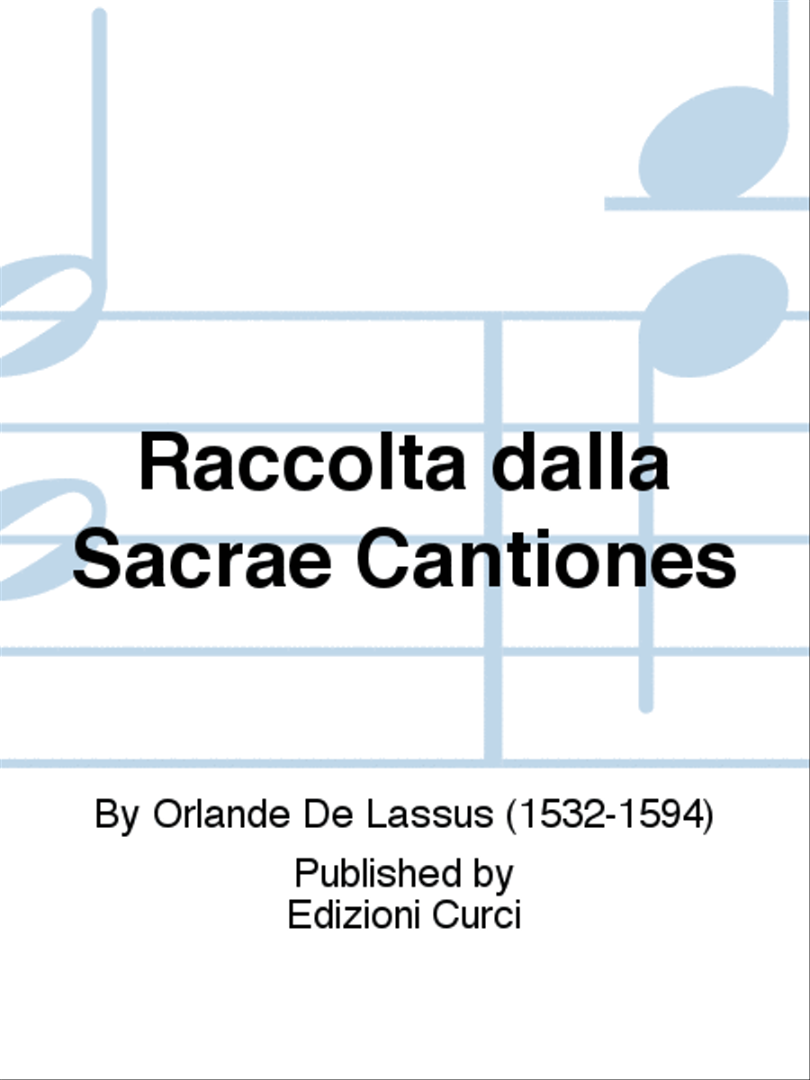 Raccolta dalla Sacrae Cantiones Harmonica scores gallery preview page 1
